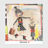 Dottie und ihr Mini Me - Art Sticker (Blatt)