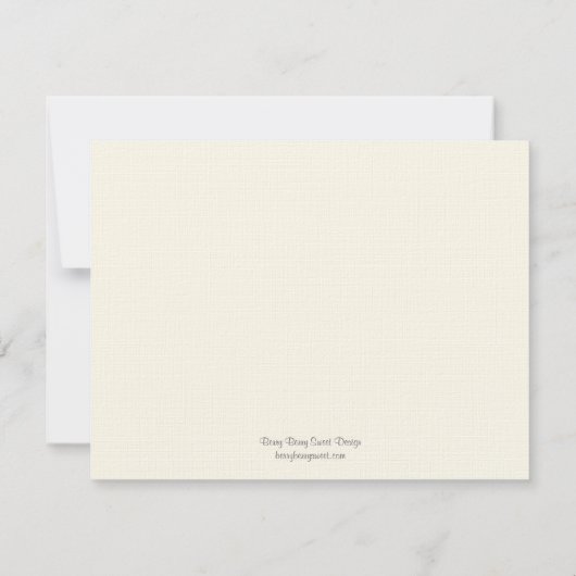 Dotty Animes Dankeschön Karten - Rosa (Rückseite)