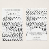 Dotty Arch Earring Necklace Juwelier Display Card (Vorne & Hinten)