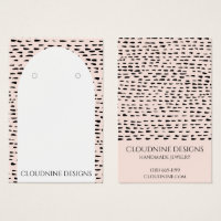 Dotty Arch Earring Necklace Juwelier Display Card