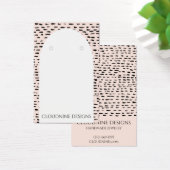Dotty Arch Earring Necklace Juwelier Display Card (Schreibtisch)