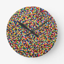 Dotty Art Wanduhr