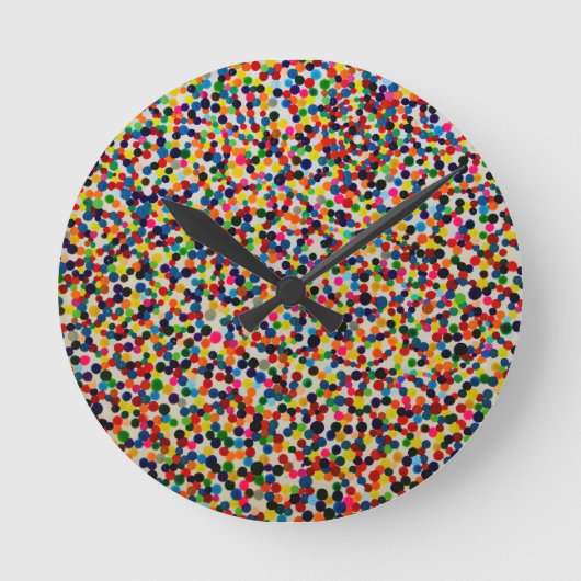 Dotty Art Wanduhr (Vorderseite)