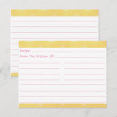 Dotty Blank Recipe Cards Postkarte (Vorne/Hinten)