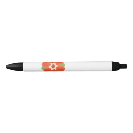 Dotty Blume Black Pen Kugelschreiber (Vorderseite)