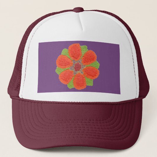 Dotty Blume Cap Truckerkappe (Vorderseite)