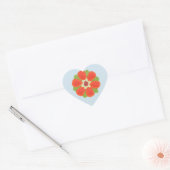 Dotty Blume Heart Sticker (Umschlag)