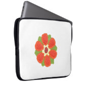 Dotty Blume Neoprene Laptop Sleeve (Vorne Rechts)