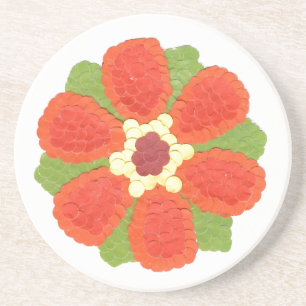 Dotty Blume Sandstone Untersetzer