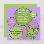 Dotty Bug Einladung (Vorne/Hinten)