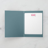 Dotty bunny Happy Birthday Card Karte (Innenseite)