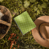 Dotty Delight Green Foto Notizblock