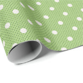 Dotty Delight Green Geschenkpapier (Rolleneckpunkt)