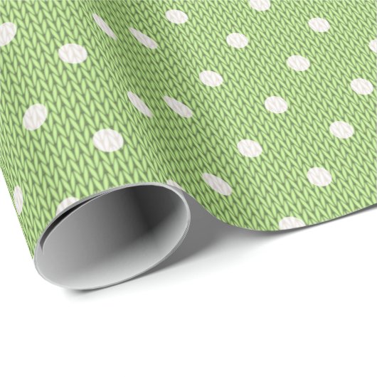 Dotty Delight Green Geschenkpapier (Rolleneckpunkt)