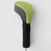 Dotty Delight Green Golf Headcover (angewinkelt)