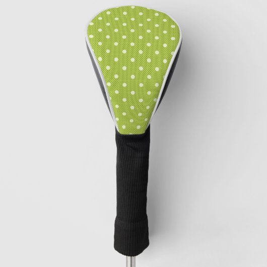 Dotty Delight Green Golf Headcover (Vorderseite)