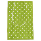 Dotty Delight Green Mittlere Geschenktüte (Vorderseite)