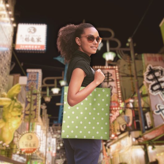 Dotty Delight Green Tasche