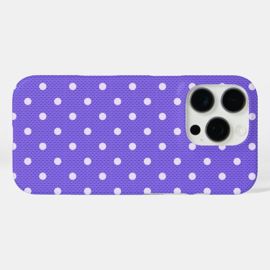 Dotty Delight Lila Case-Mate iPhone Hülle (Rückseite (Horizontal))