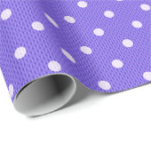 Dotty Delight Lila Geschenkpapier (Rolleneckpunkt)