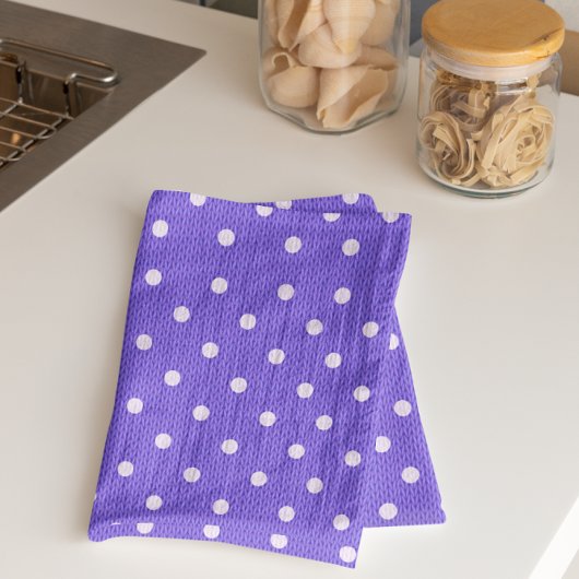 Dotty Delight lila Geschirrtuch