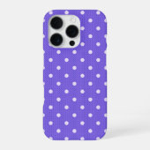 Dotty Delight Lila iPhone Hülle (Rückseite)