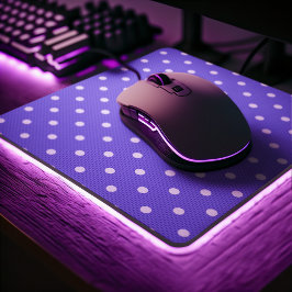 Dotty Delight Lila Mousepad