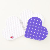 Dotty Delight Lila Spiral Notizblock (Innenseite)