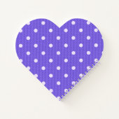 Dotty Delight Lila Spiral Notizblock (Rückseite)