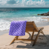 Dotty Delight lila Strandtuch