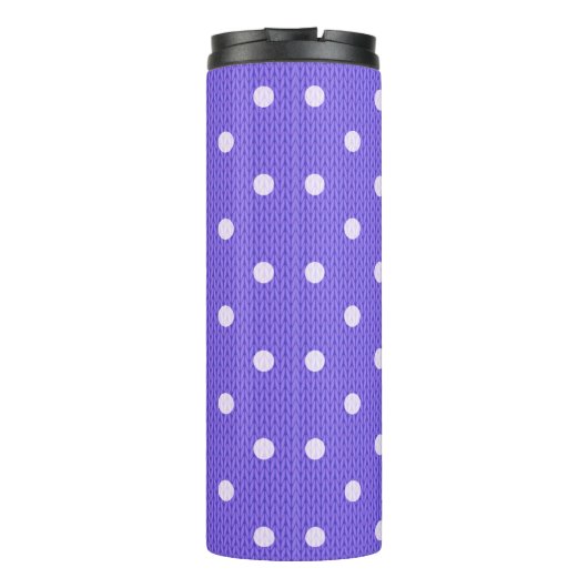 Dotty Delight Lila Thermosbecher (Rückseite)