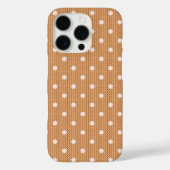 Dotty Delight Orange Case-Mate iPhone Hülle (Rückseite)