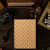 Dotty Delight Orange Foto Notizblock