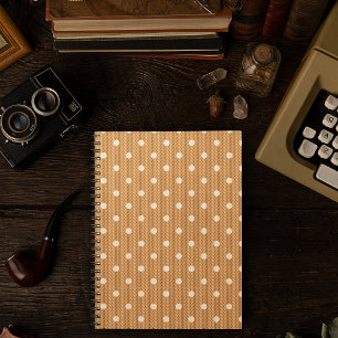 Dotty Delight Orange Foto Notizblock