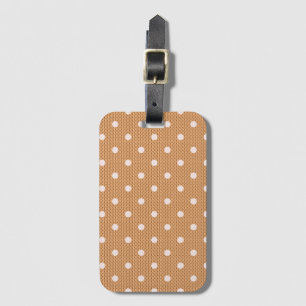 Dotty Delight Orange Gepäckanhänger
