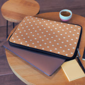 Dotty Delight Orange Laptopschutzhülle