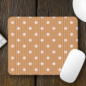 Dotty Delight Orange Mousepad