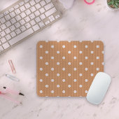 Dotty Delight Orange Mousepad