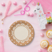 Dotty Delight Orange Pappteller (Party)