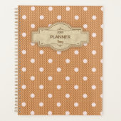 Dotty Delight Orange Planer (Vorderseite)
