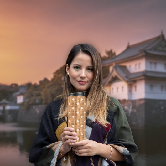 Dotty Delight Orange Thermosbecher