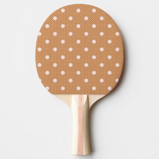 Dotty Delight Orange Tischtennis Schläger (Vorderseite)