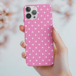 Dotty Delight Pink iPhone 16 Pro Hülle