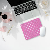 Dotty Delight Pink Mousepad