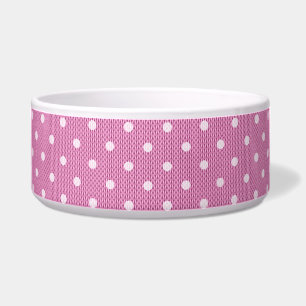 Dotty Delight Pink Pet Bowl Napf
