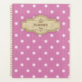 Dotty Delight Pink Planer (Vorderseite)