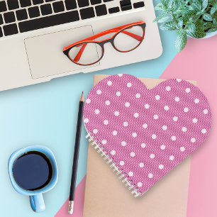 Dotty Delight Pink Spiral Notizblock