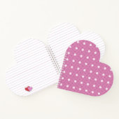 Dotty Delight Pink Spiral Notizblock (Innenseite)