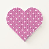 Dotty Delight Pink Spiral Notizblock (Rückseite)