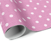 Dotty Delight Pink Wrapping Paper Geschenkpapier (Rolleneckpunkt)